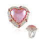 Pink Mabe Pearl Silver Ring (Gems en Vogue)