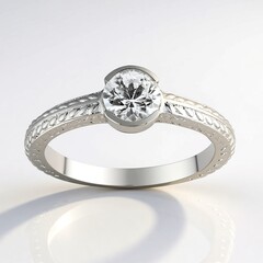 Anello in argento con Zircone