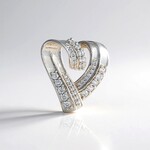Ciondolo in argento con Zircone (MONOSONO COLLECTION)