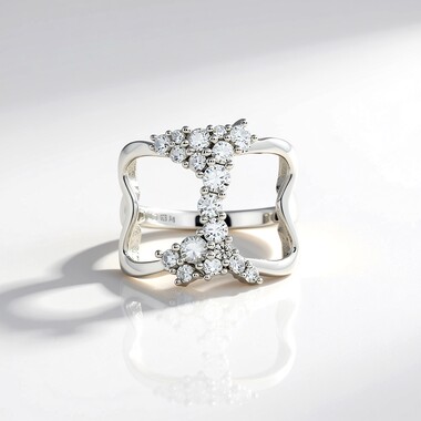 Zircon Silver Ring