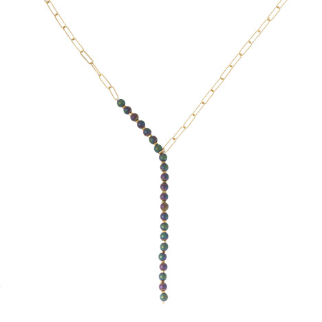 Collana in argento con Ematite Mistica (dagen)