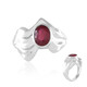 Anello in argento con Rubino del Madagascar (de Melo)
