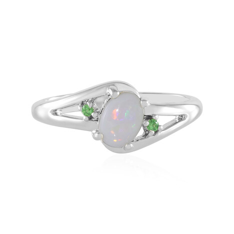Australian Opal Silver Ring