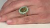 Zilveren ring met een Ouro Verde kwarts (Gems en Vogue)