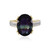 Anillo en plata con Fluorita multicolor