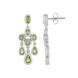 Peridot-Silberohrringe