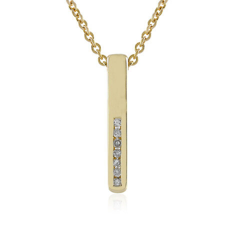 I2 (J) Diamant-Goldhalskette (de Melo)
