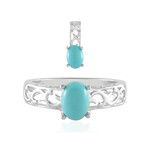 Sleeping Beauty-Türkis-Silberset (Faszination Türkis)