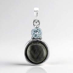 Ciondolo in argento con Labradorite
