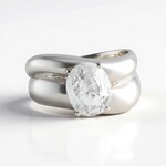 Anello in argento con Zircone (de Melo Essence)