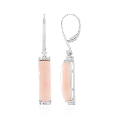 Orecchini in argento con Opale Rosa