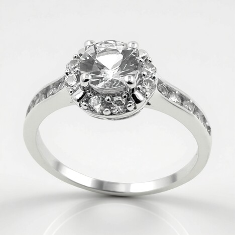 Anello in argento con Danburite