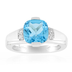 Zilveren ring met een Marambaia-topaas