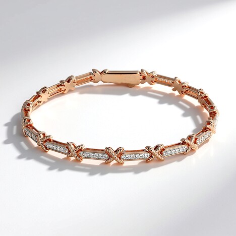 Bracciale in argento con Zircone (Adela Silber)