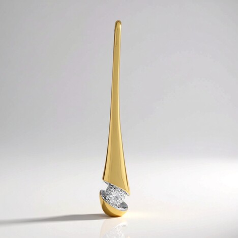 Ciondolo in oro con Diamante SI1 (G) (Annette)