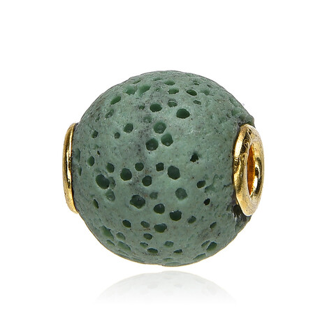 Green Lava Silver Pendant (MONOSONO COLLECTION)