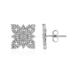 Zircon Silver Earrings (de Melo Essence)