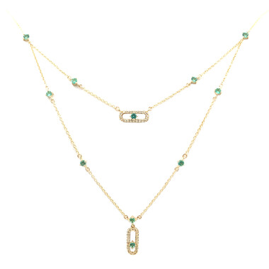 AAA-Sambia-Smaragd-Goldcollier (de Melo)