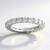 Bague en argent et Topaze blanche