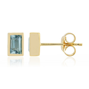 Orecchini in argento con Topazio Blu Cielo