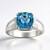Anello in argento con Fluorite Braldu (Pallanova)