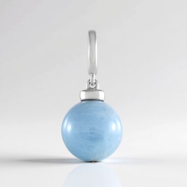 Brasilianischer Aquamarin-Silberanhänger (MONOSONO COLLECTION)