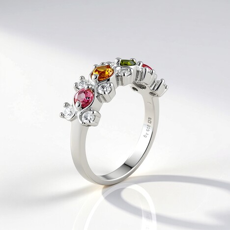 Anello in argento con Tormalina