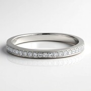 Bague en or et Diamant SI1 (H) (CIRARI)