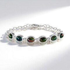 Bracciale in argento con Opale Mezezo
