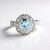 Anello in argento con Topazio Blu Cielo (Dallas Prince Designs)