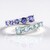 Anello in argento con Tanzanite