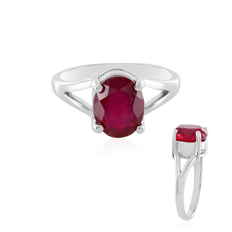 Madagaskar-Rubin-Silberring