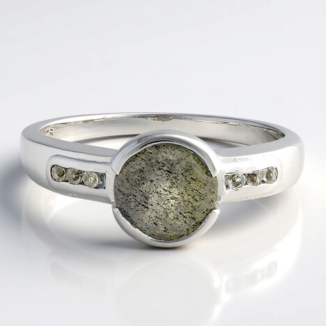 Bague en argent et Spectrolite