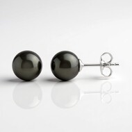 Orecchini in argento con Perla Tahitiana (TPC)