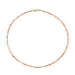 Collier en argent et Pierre du Soleil