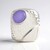 Ciondolo in argento con Giada Lavanda (MONOSONO COLLECTION)