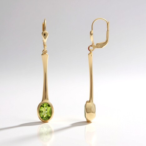 Orecchini in oro con Peridoto (CUSTODANA)
