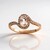 Anello in oro con Morganite AAA