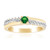 AAA-Kenianischer Tsavorit-Goldring