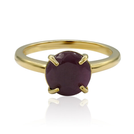 Anello in argento con Rubino