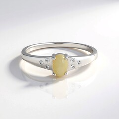 Anello in argento con Quarzo Occhio di Gatto
