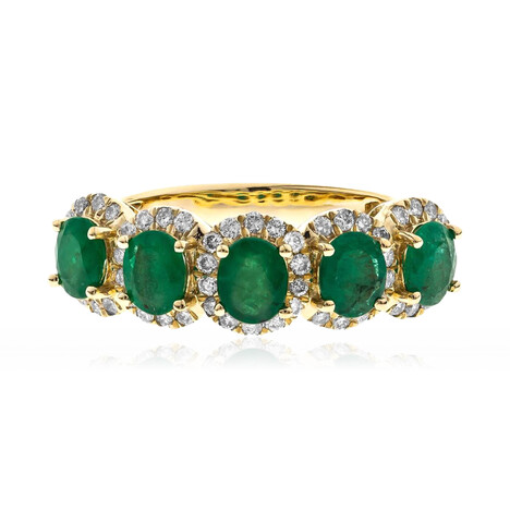 AAA-Sambia-Smaragd-Goldring (CIRARI)