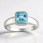 Anello in argento con Zircone Ratanakiri