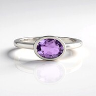 Amethyst-Silberring