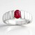 Anello in argento con Rubellite Brasiliana AAA