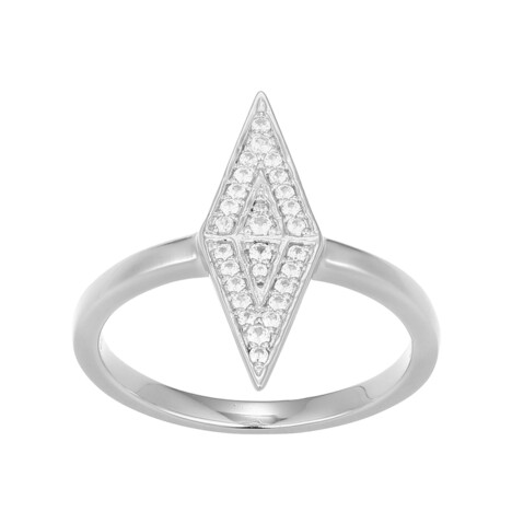 Bague en argent et Zircon