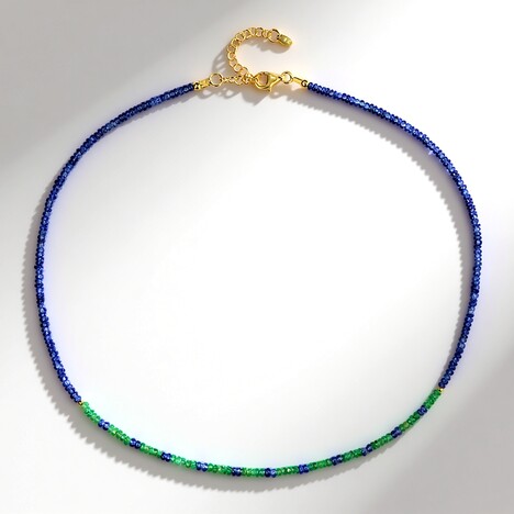 Collana in argento con Smeraldo Zambia (Riya)