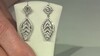Boucles d'oreilles en argent et Zircon