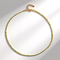 Collana in argento con Diamante Giallo