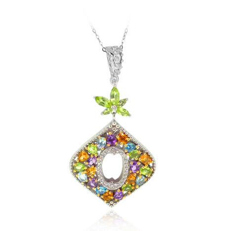 Collana in argento con Ametista (Dallas Prince Designs)